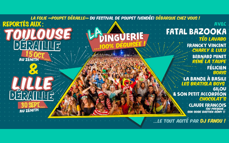 Tournée Ca Déraille Lille / Toulouse